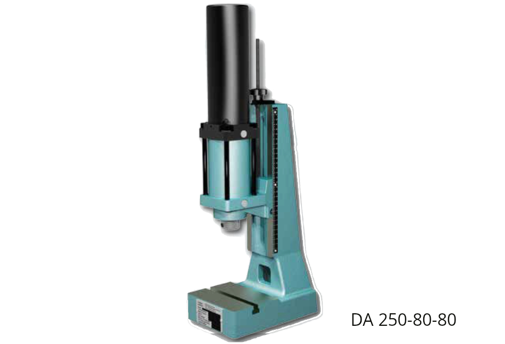 Пневматический пресс прямого действия и увеличеным вылетом DA 250-80-80
