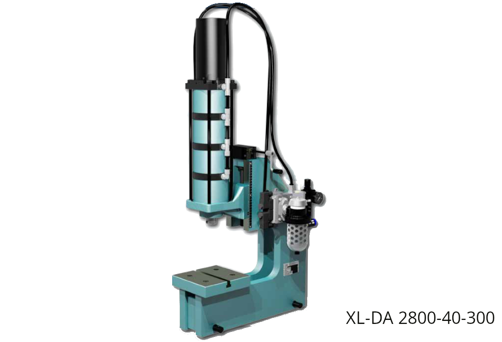 Пневматический пресс прямого действия и увеличеным вылетом XL-DA 2800-40-300