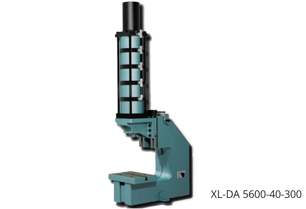 Пневматический пресс прямого действия и увеличеным вылетом XL-DA 5600-40-300